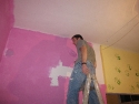             Michi und seine Wand                   